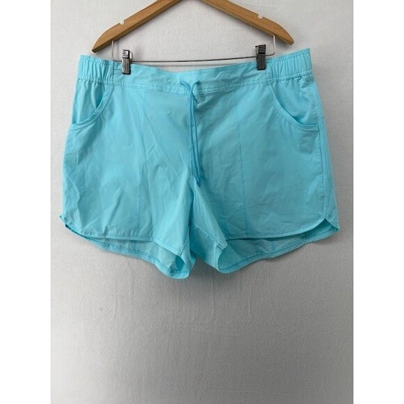 Lands' End Women's 5" Swim Board Shorts Robin's Egg Blue Plus Size 18W - Picture 1 of 6